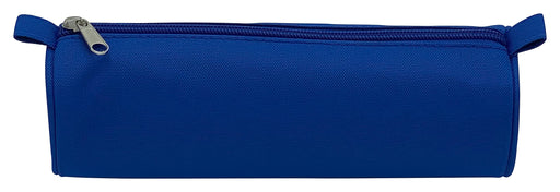 Clairefontaine - Round Pencil Case - 600 Deniers Polyester - Blue (2.75x8.7in)