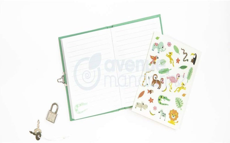 Clairefontaine - Secret Journal, Jungle 11X2X14Cm
