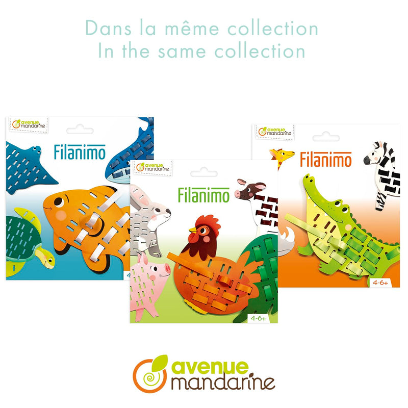 Clairefontaine - Ribbon weaving, wild animals