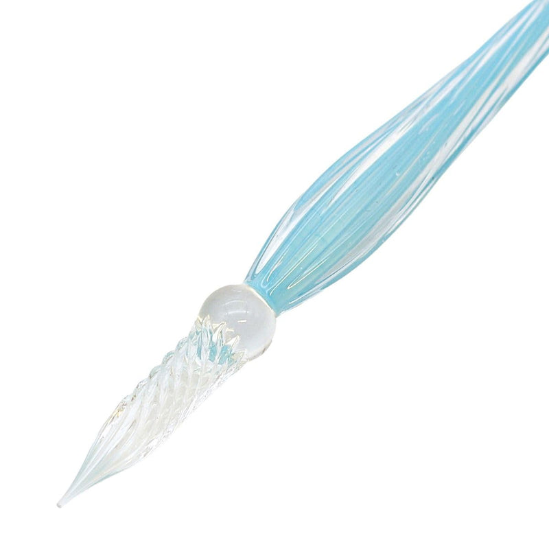 Clairefontaine - Twisted Glass Pen - Azure Blue 19 Cm