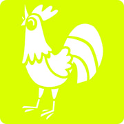 Clairefontaine - 6 Farm Animal Stencils