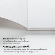 Clairefontaine - Paint'On Misca Glued Drawing pad A3 15S 250g/M²