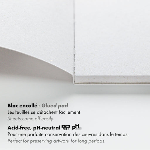Clairefontaine - Paint'On Misca Glued Drawing pad A3 15S 250g/M²