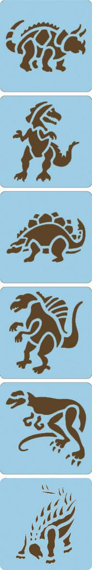 Clairefontaine - 6 Dinosaur Stencils