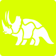 Clairefontaine - 6 Dinosaur Stencils