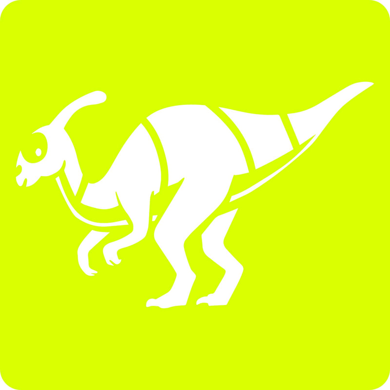 Clairefontaine - 6 Dinosaur Stencils