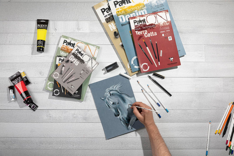 Clairefontaine - Painting on Gray A3 250g  30S 29.7x42cm