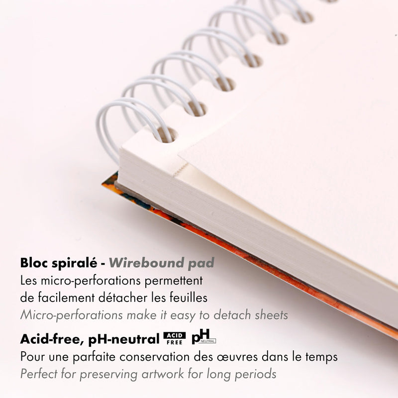 Clairefontaine - AquaBloc A4+ spiral-bound drawing pad 25S 300G