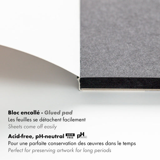 Clairefontaine - Painting on Multi Technic Black  A5 250g  20S 14.8x21cm