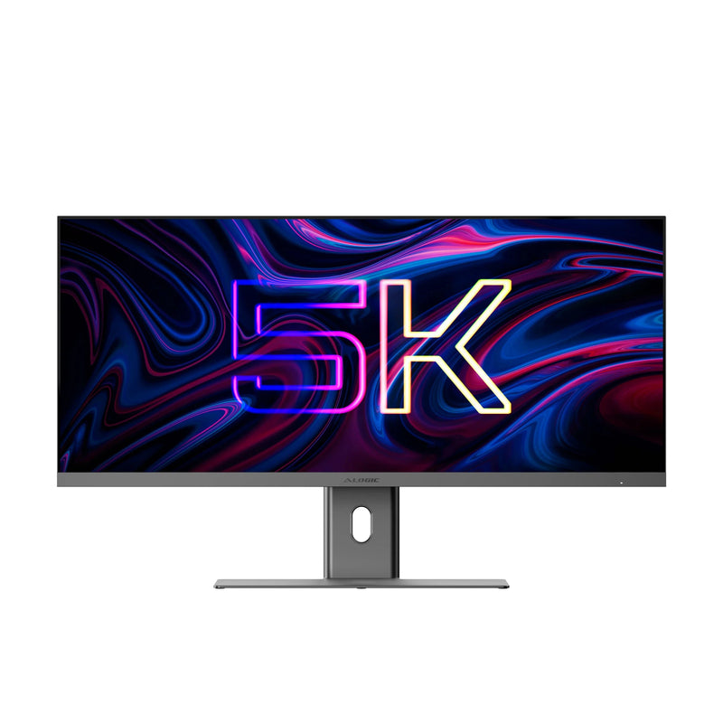 Alogic - Monitor 40in Ultrawide 5K Edge 21:9 100Hz with Built in Multi-Port USB-C Hub with 90W PD - Space Grey