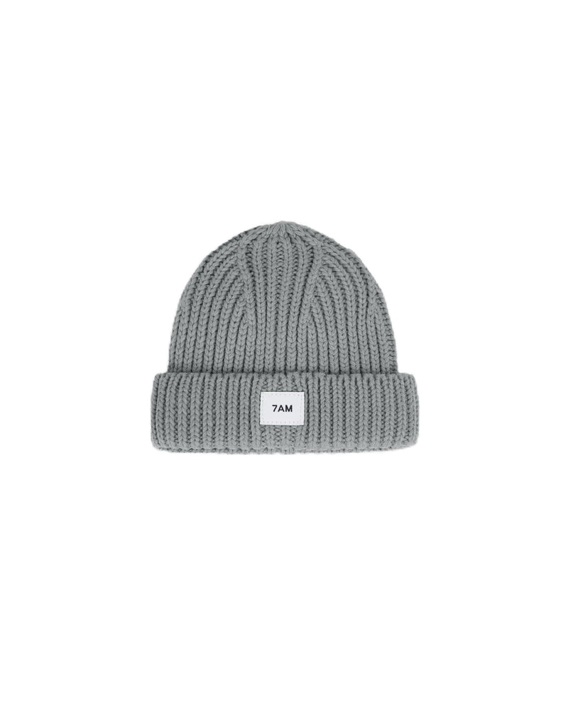 7AM - Beanie Chunky | Heather Grey - 0-6M