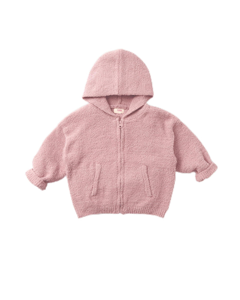 7AM - Zip Up Hoodie - Fuzzy