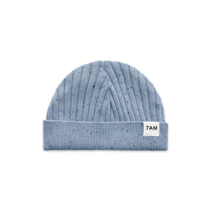 7AM - Beanie - Hug Me | Lake Blue - 0-6M