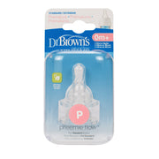 Dr Brown's - Preemie Flow Silicone Narrow Nipple, 2-Pack
