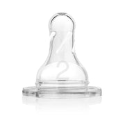 Dr Brown's - Level 2 Silicone Narrow Nipple, 2-Pack