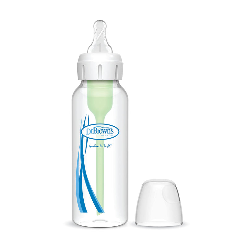 Dr Brown's - 8oz/250mL Narrow Anti-colic Options+ Baby Bottle, 1-Pack