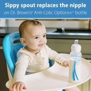 Dr Brown's - Narrow Options+ Silicone Baby Bottle Sippy Spout, 2-Pack