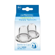 Dr Brown's - Narrow Options+ Silicone Baby Bottle Sippy Spout, 2-Pack