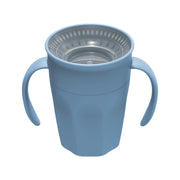 Dr Brown's - 7oz/200mL,Cheers360 Spoutless Transition Cup, w/ Handles, Blue
