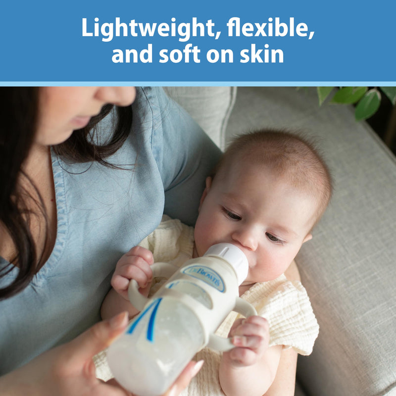 Dr Brown's - Narrow Silicone Handles, Gray