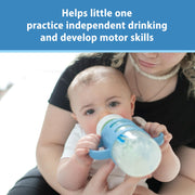 Dr Brown's - Wide-Neck, Silicone Handles, Gray