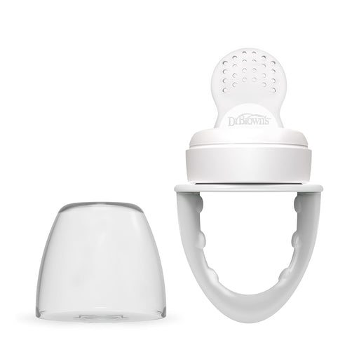 Dr Brown's - Fresh Firsts Silicone Feeder, Gray, 1-Pack