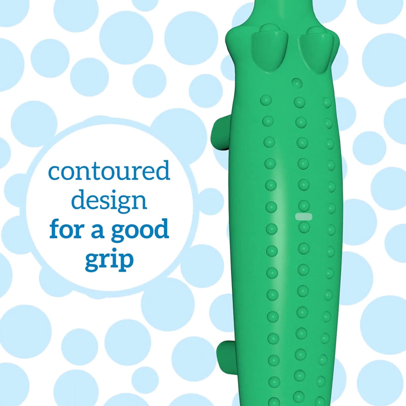 Dr Brown's - Toddler Toothbrush, Crocodile, Green, 1-Pack