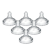 Dr Brown's - Level 2 Silicone Wide-Neck Nipple, 6-Pack WEB