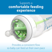 Dr Brown's - Level 2 Silicone Wide-Neck Nipple, 6-Pack WEB