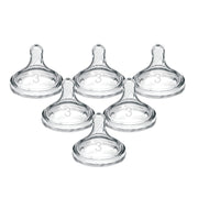 Dr Brown's - Level 3 Silicone Wide-Neck Nipple, 6-Pack WEB