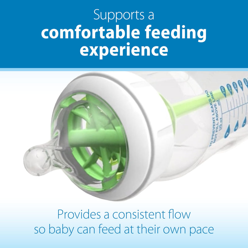 Dr Brown's - Level 3 Silicone Wide-Neck Nipple, 6-Pack WEB