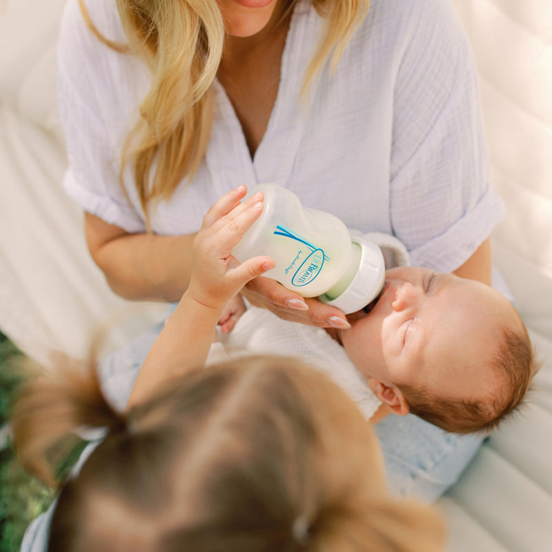 Dr Brown's - 5oz/150mL Glass Wide-Neck Anti-colic Options+ Baby Bottle, 1-Pack