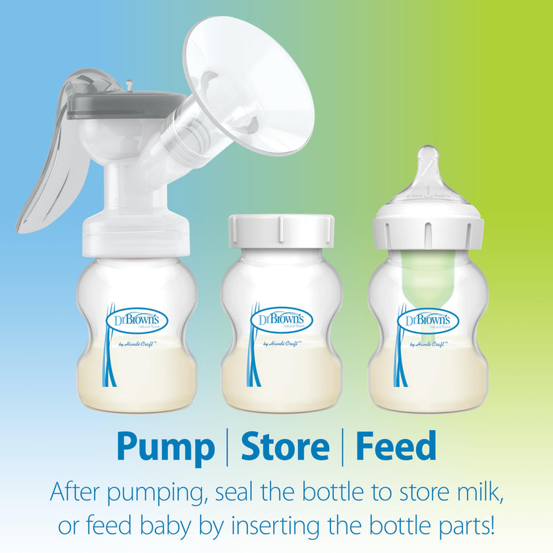 Dr Brown's - Manual Breast Pump with Silicone Shield