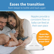 Dr Brown's - 5oz/150mL Wide-Neck Anti-colic Options+ Breast to Bottle Feeding Set