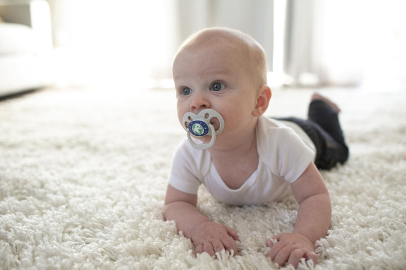 Dr Brown's - Advantage Pacifier, Stage 2, Scooter Squirrel and Glow in the Dark Purple Nature, 4-Pack