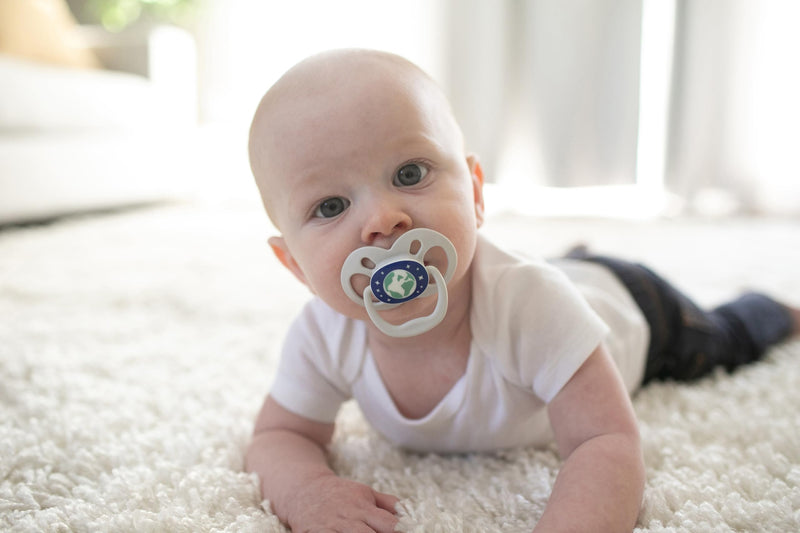 Dr Brown's - Advantage Pacifier, Stage 2, Scooter Squirrel and Glow in the Dark Purple Nature, 4-Pack