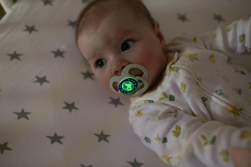 Dr Brown's - Advantage Pacifier, Stage 2, Scooter Squirrel and Glow in the Dark Purple Nature, 4-Pack