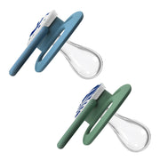 Dr Brown's - Advantage Pacifier, Stage 2, Skateboard Snail and Glow in the Dark Blue Nature, 4-Pack