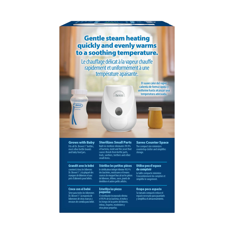 Dr Brown's - Insta-Feed Bottle Warmer & Sterilizer, Type A Plug