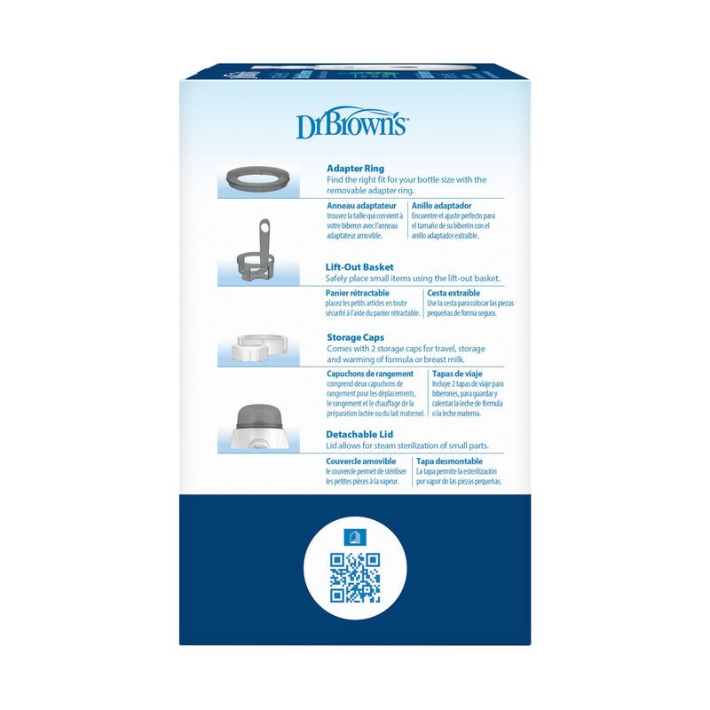 Dr Brown's - Insta-Feed Bottle Warmer & Sterilizer, Type A Plug