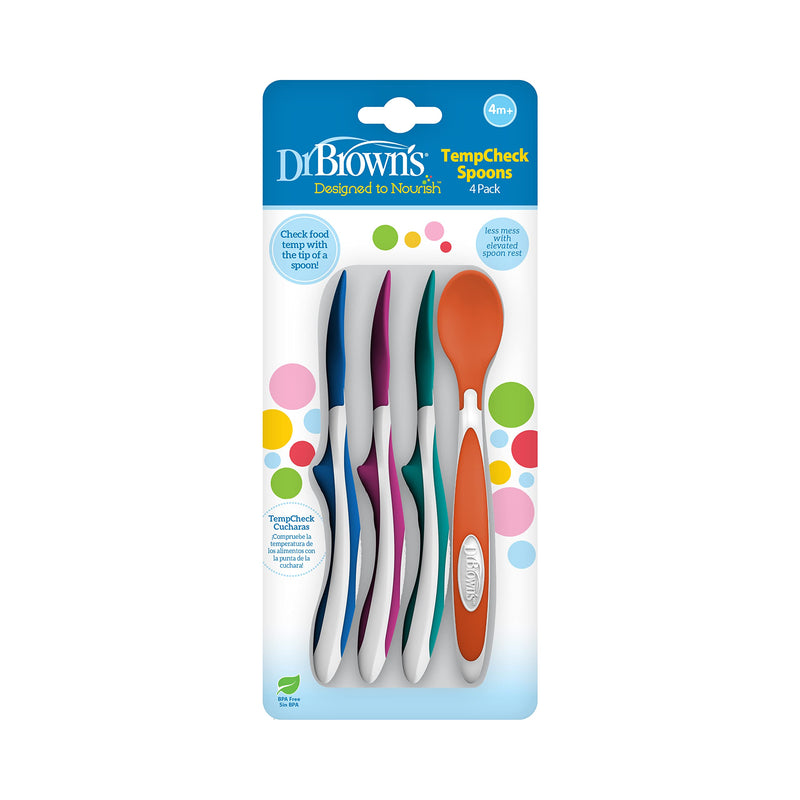 Dr Brown's - Temp Sensitive Spoons, 4-Pack