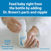 Dr Brown's - 4 oz/120 mL Narrow Breastmilk Collection Bottles, 4-Pack