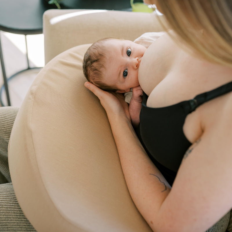 Dr Brown's - Feeding & Nursing Lap Support Pillow with Cover, Light Gray