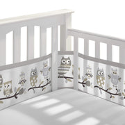 BreathableBaby - Classic Mesh Liner, 11", Classic Mesh, 3 Mm Thick | Owl Fun Gray - Neutral