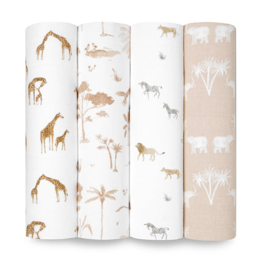 aden + anais - Organic Swaddles | Safari Dreams - Neutral