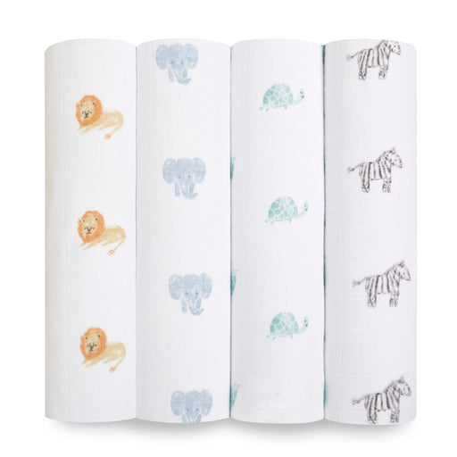 aden + anais - Organic Swaddles | Animal Kingdom - Neutral