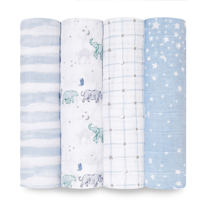 aden + anais - Classic Swaddles | Rising Star - Boy