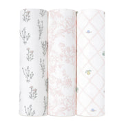aden + anais - Silky Soft Swaddles | French Floral - Girl