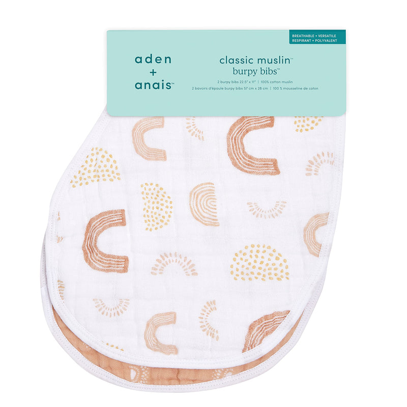 aden + anais - Classic Burpy Bibs | Keep Rising - Neutral