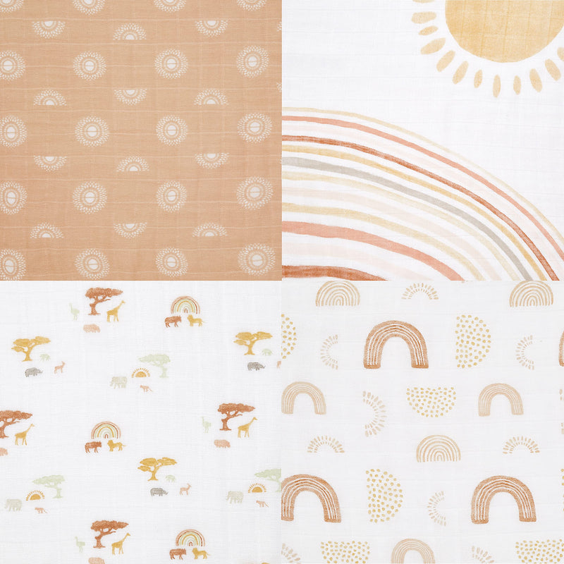 aden + anais - Classic Burpy Bibs | Keep Rising - Neutral